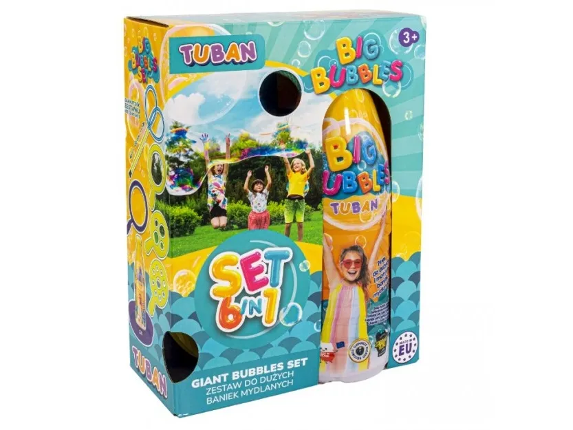 TUBAN TUBAN 6-i-1 eske med store såpebobler TU3862 38625