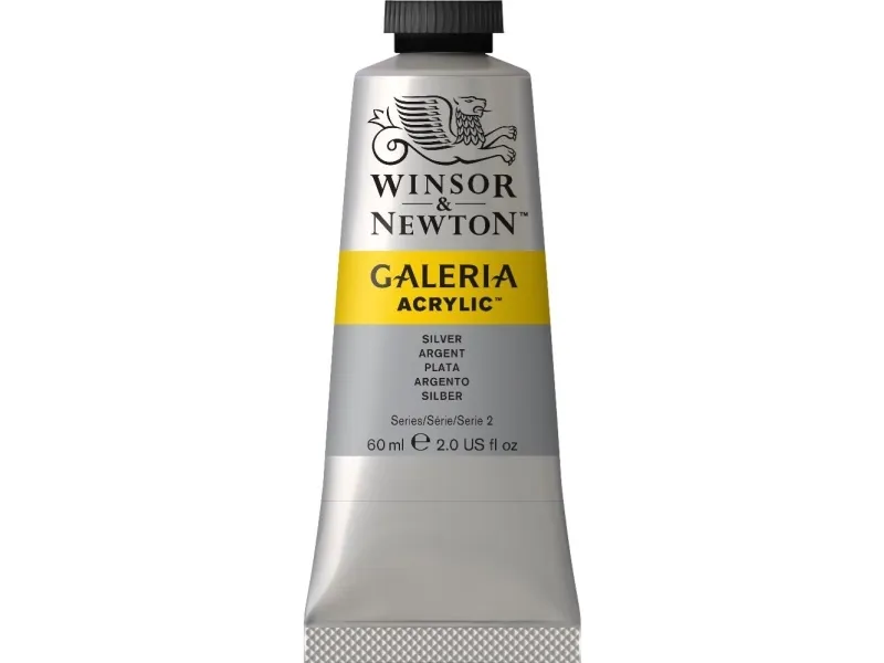 Galeria Acrylic 60ml Metallic Silver 617