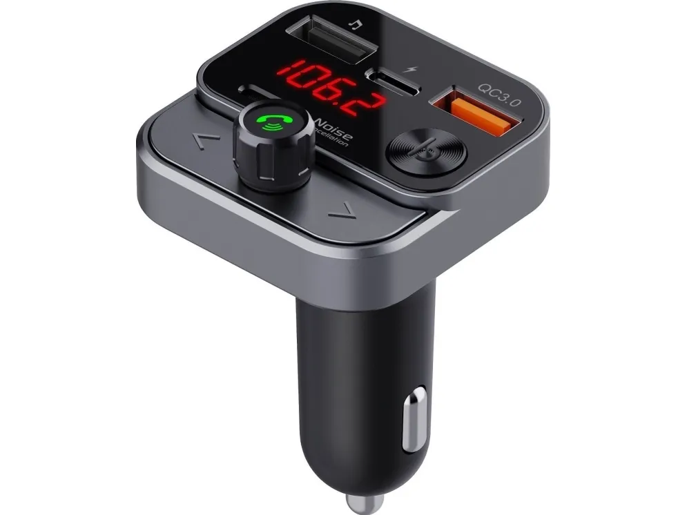 Swissten FM-sender 2xUSB-A / USB-C / 30W