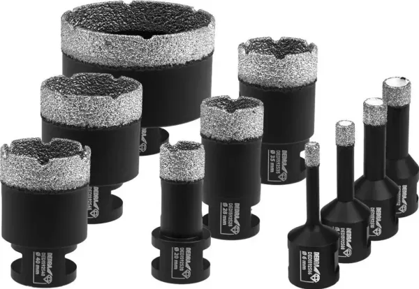 Dedra VB diamantlisser 6,8,10,12,20,28,35,40,45,68 mm