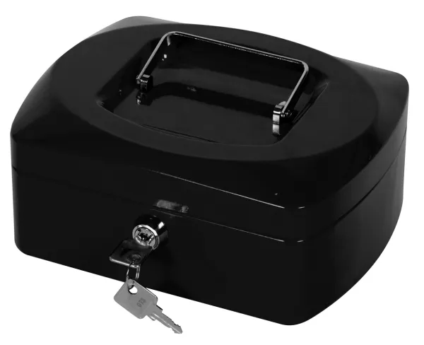 Q-Connect Q-CONNECT pengeskrin, medium, 205x85x160 mm, svart