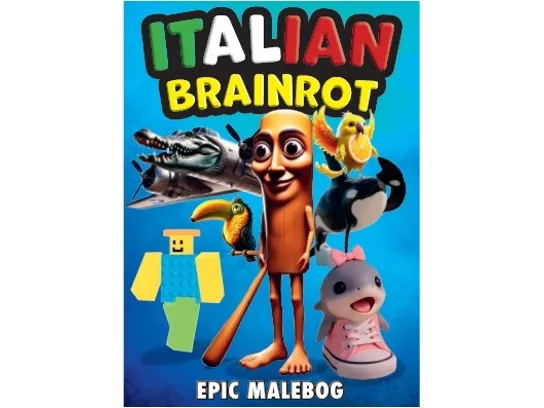 Italian Brainrot Epic malebok | Språk: Dansk