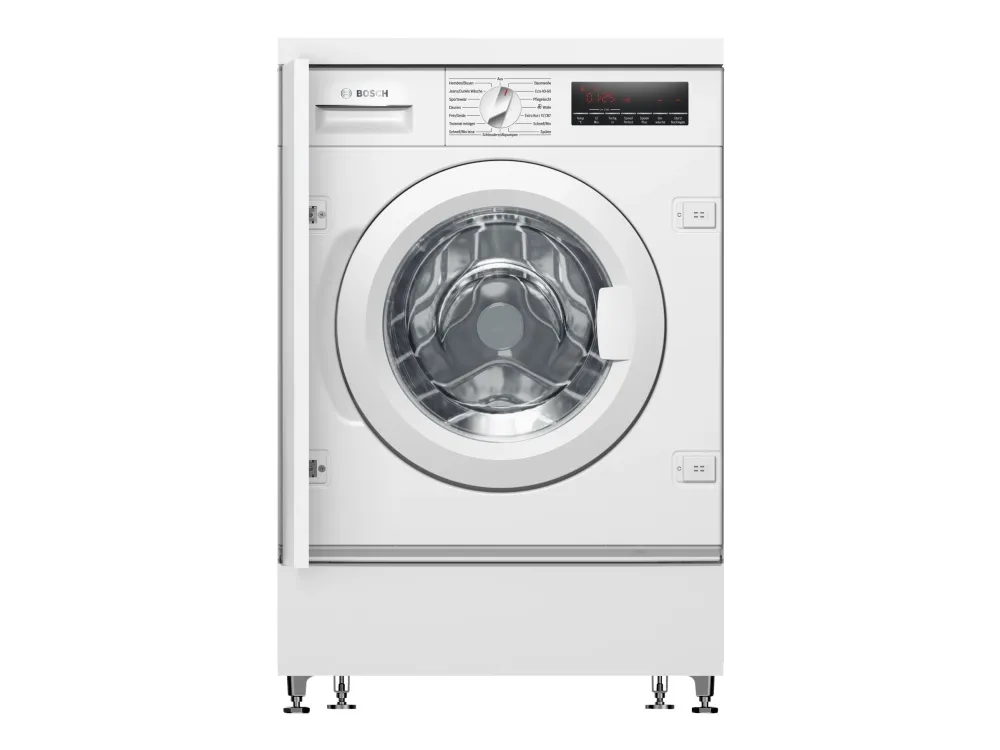 Bosch Serie | 8 WIW28443 - Vaskemaskin - innebygd - bredde: 59.6 cm - dybde: 57.4 cm - høyde: 81.8 cm - frontileggelse - 55 liter - 8 kg - 1400 rpm - hvit