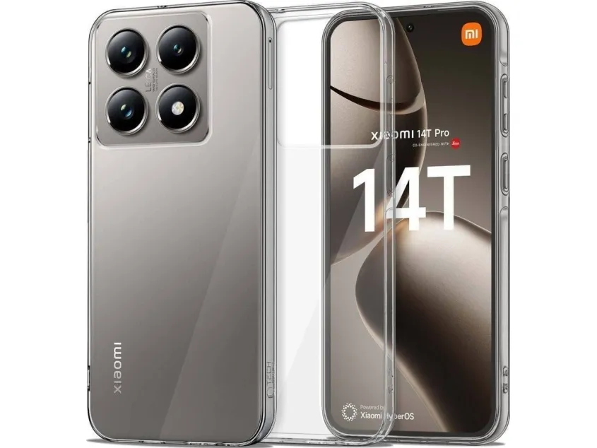 Tech-Protect XIAOMI 14T Veske Tech-Protect Flexair Hybrid Klar gjennomsiktig