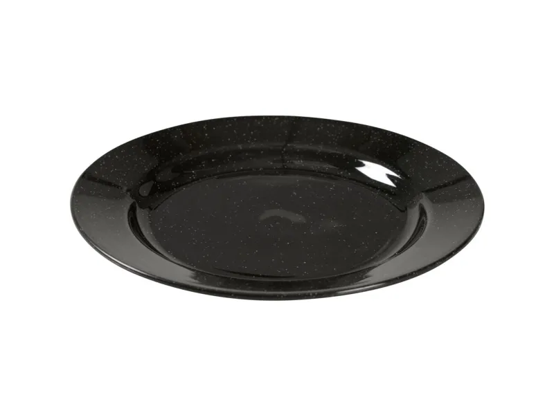 Tallerken, ABENA Gastro, Ø18cm, granitsort, PP - (8 stk.)