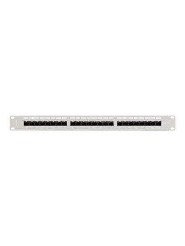 Lanberg patch panel - 1U - 19" - with shelf