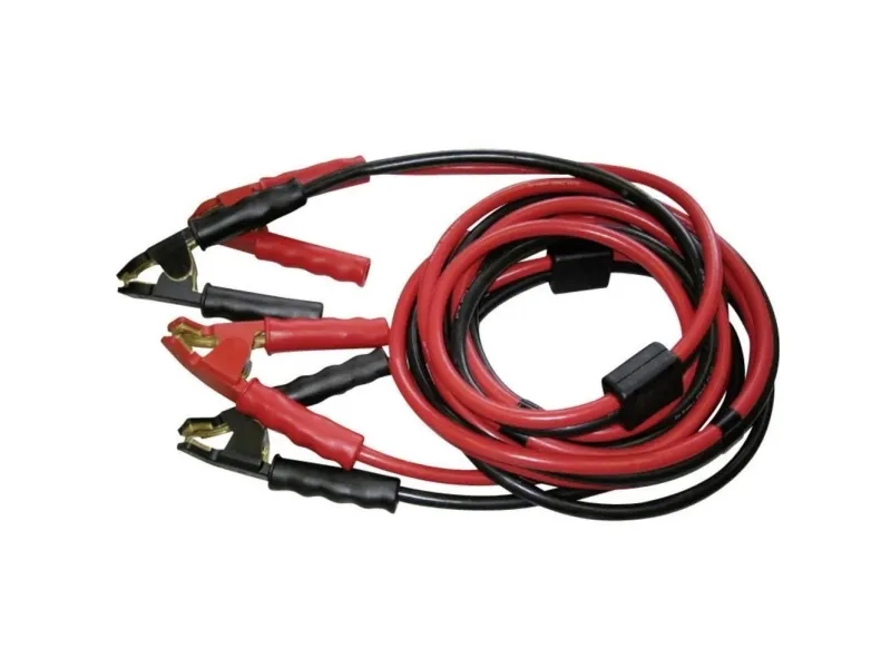 SET TS 870 startkabler 70 mm² kobber 7,00 m med beskyttelsesklaff, vinklete messingklemmer