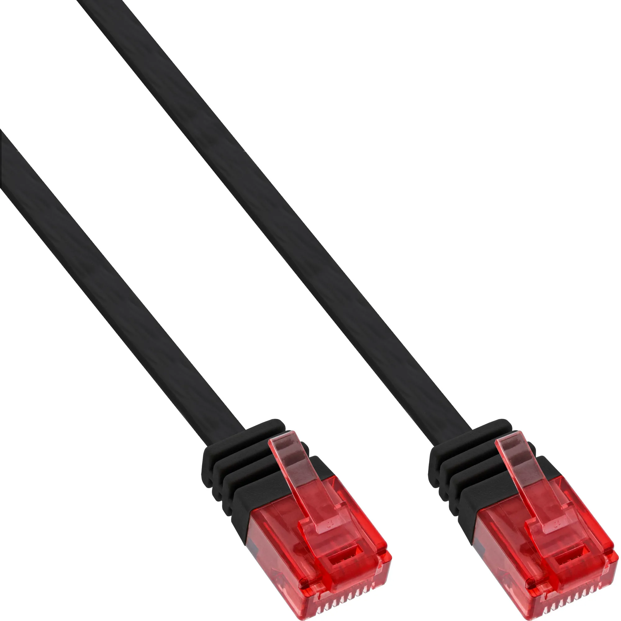 InLine 71601S, 1 m, Cat6, U/UTP (UTP), RJ-45, RJ-45, Svart