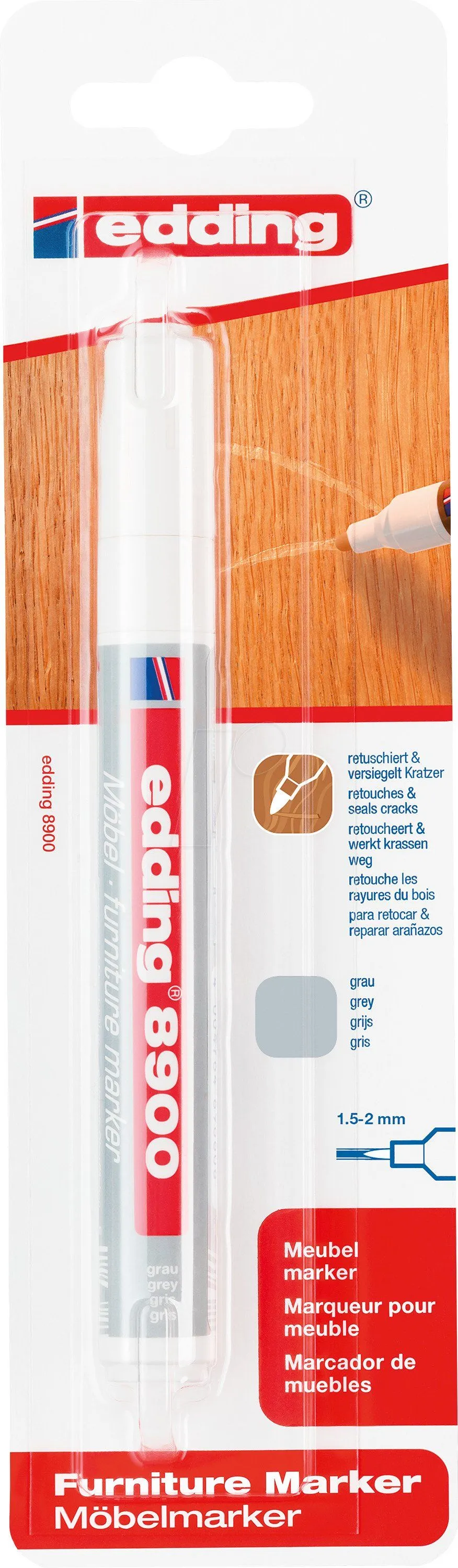 Edding 8900 Furniture Marker Grå / møbel rep. Pen