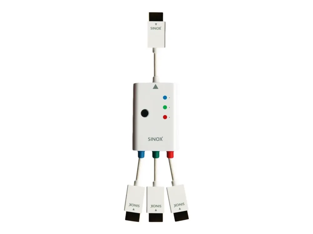 Sinox SXV1952, 1,5 m, HDMI Type A (Standard), 3 x HDMI Type A (Standard), Hvit