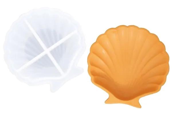 Silikonform skjellskall 11 cm