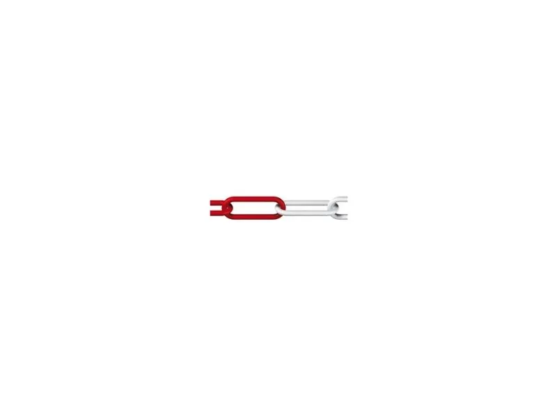 Dörner + Helmer 128954, Polyetylen (PE), 6 mm, Rød, Hvit, 25 m
