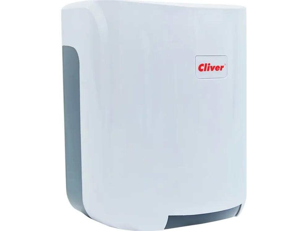 Cliver håndkle-dispenser for rulle hvit-grå