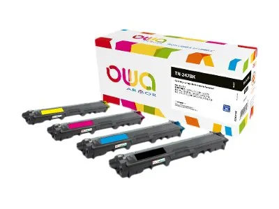 OWA K18601OW - Svart - kompatibel - tonerpatron (alternativ for: Brother TN247BK) - for Brother DCP-L3510CDW, DCP-L3517CDW, DCP-L3550DW, MFC-L3730CDN