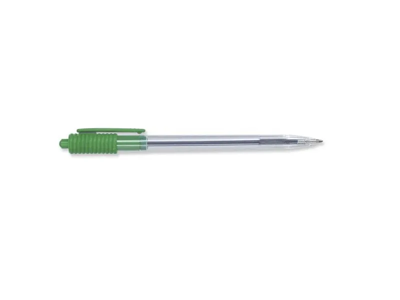Kuglepen, Wiz, 0,7 mm, medium, grøn, pakke a 50 stk