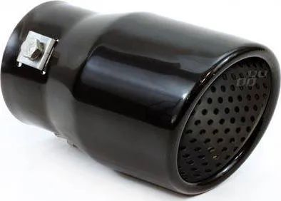 Luftdyse til bil 43-62 mm, rustfritt stål, svart AMIO-01317
