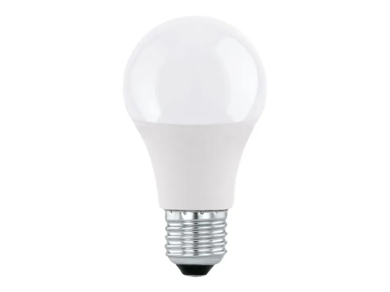 Eglo - LED-lyspære - form: A60 - E27 - 8.8 W (ekvivalent 60 W) - klasse F - nøytralt hvitt lys - 4000 K - melk