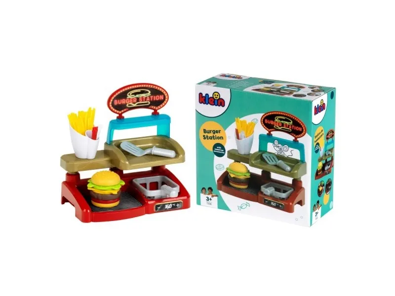 Klein Burger Station Burger Restaurant kjøkkenlekesett