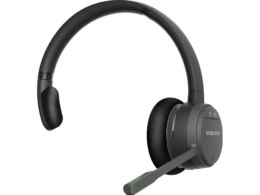 GEQUDIO GC-4 DECT og BT dual headset inkl. basestasjon