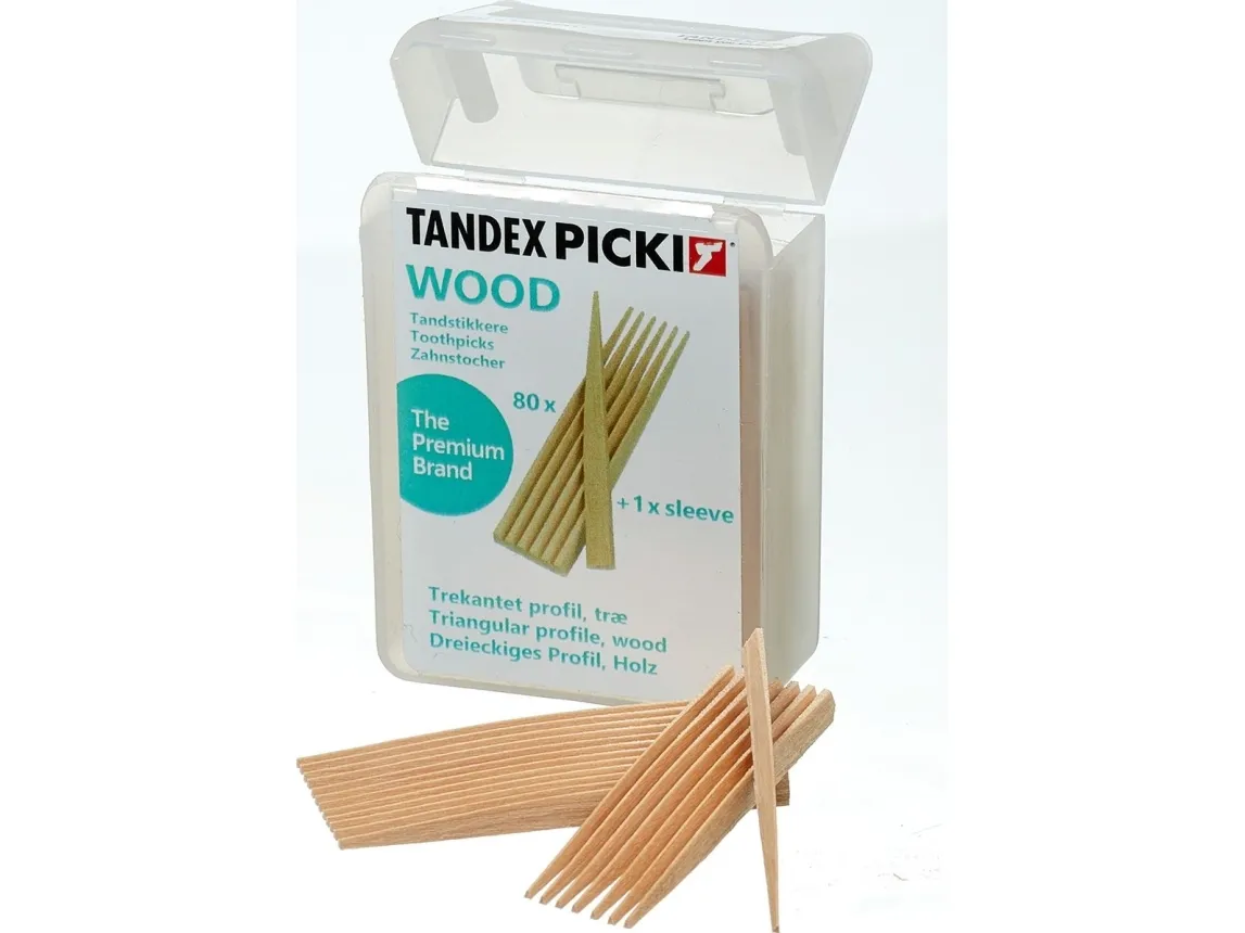 Tandex tannstikkere i tre