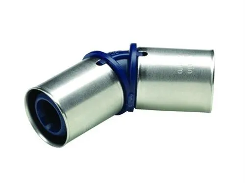 Wavin 50mm Tigris K1 vk 45gr - 50 mm Tigris plast vinkel 45gr