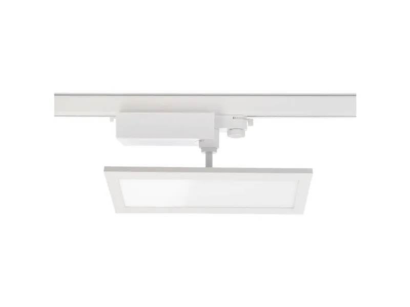Deko Light panel track høyspenning skinnesystem lampe LED innfelt 20 W EEK: E (A-G) LED (RGB) trafikkhvit (RAL 9016)