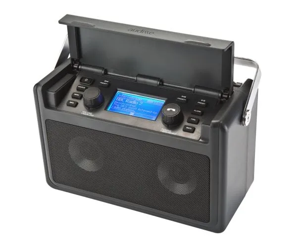 Perfectpro Audisse, Internett, Digitalt, DAB+, FM, 30 W, AAC, APE, FLAC, MP3, WMA, LCD