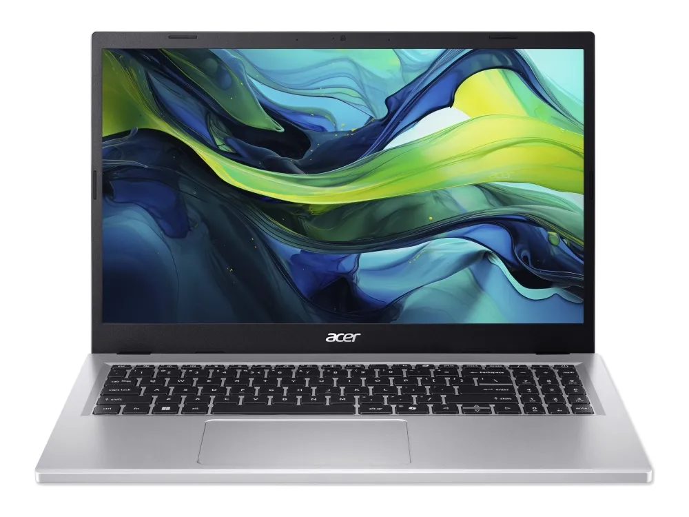 Acer Aspire Go 15 AG15-71P - Intel Core 5 - 120U / inntil 5 GHz - Win 11 Home - Intel Graphics - 16 GB RAM - 512 GB SSD NVMe, QLC - 15.6 IPS 1920 x 1080 (Full HD) - Wi-Fi 6 - lys sølv - kbd: Nordisk