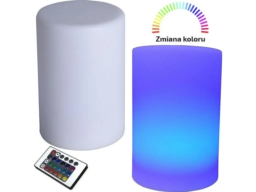 Vilde bordlampe/nattlampe LED til skrivebord, kommode, skap, multicolor + fjernkontroll