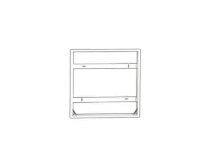 OPPLE Lighting 140055484, Montering Sett, Hvit, Opple UGR19, 600 mm, 600 mm, 50 mm