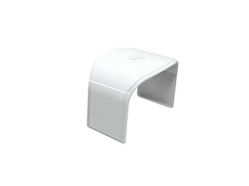 T75-H samlekappe - 78x58 mm, Hvid RAL 9010