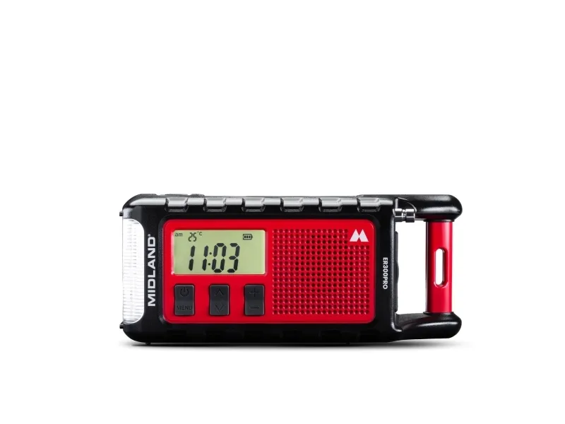 Midland ER 300 Pro, 10000 mAh, Lithium-Ion (Li-Ion), Svart, Rød