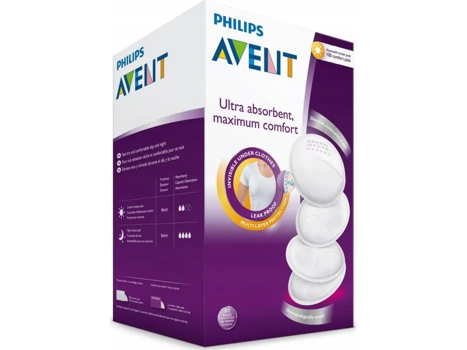Philips AVENT SCF254/13, Albueskjell, Rund, China, 13 cm, Polymer, Hvit