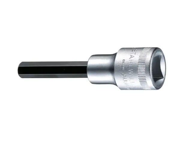 STAHLWILLE 1054/8, Støpselsett, 1/2, Metrisk, 5 hoder, 8 mm, Kromfarget