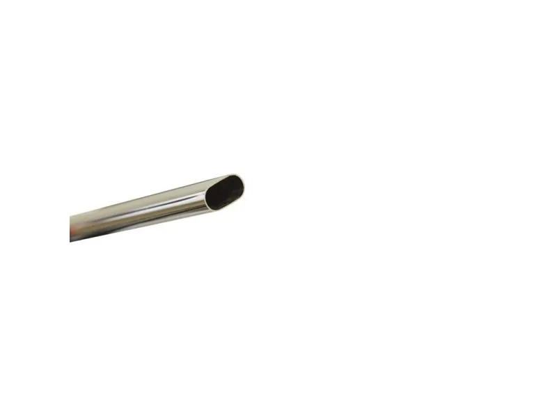 Ovalt stålrør 30x15 mm Ø1000 mm krom
