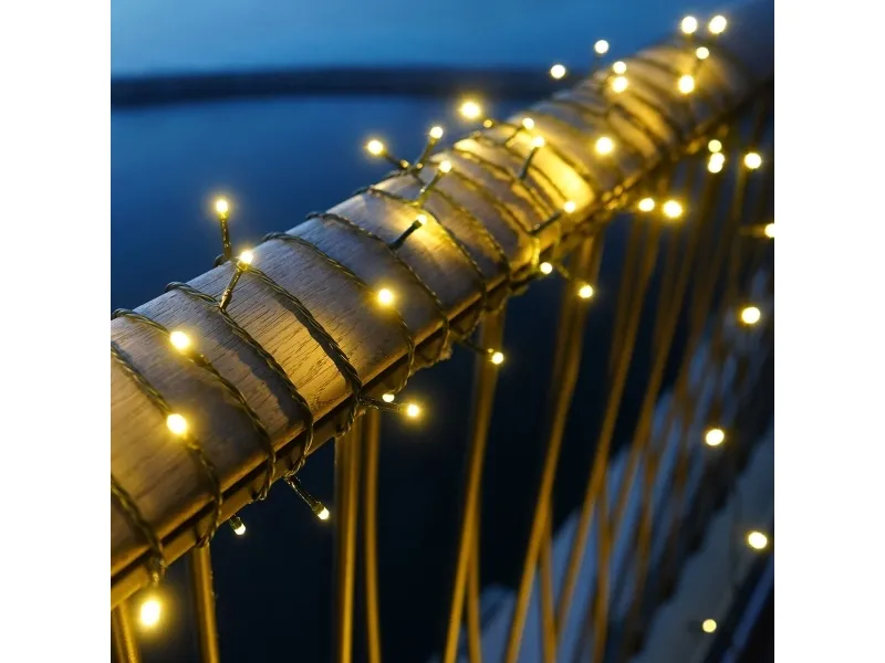 Sirius Easy-Line batteri-lys 200 LED, 9,95 m