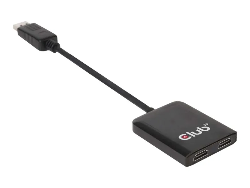 Club 3D SenseVision Multi Stream Transport (MST) Hub CSV-6200H - Video/lyd-splitter - 2 x HDMI - stasjonær