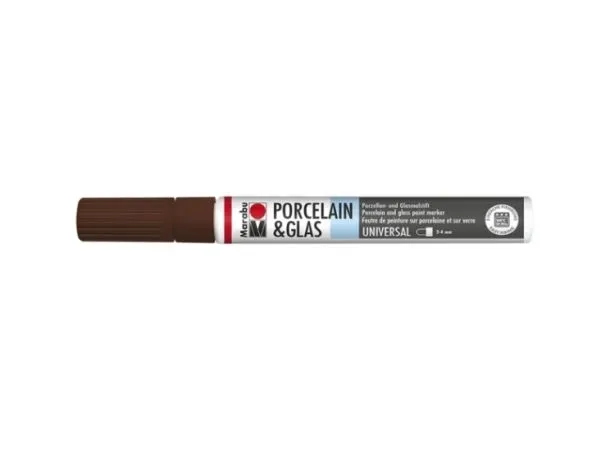 Marabu 01230034295, Brun, Assorterte farger, COCOA, 2 mm, 4 mm, Fotoark kartong, Keramisk, Glass, Glazed tile, Stoff/Tøy, Metall, Porselen, Profil, Stein, Viskose