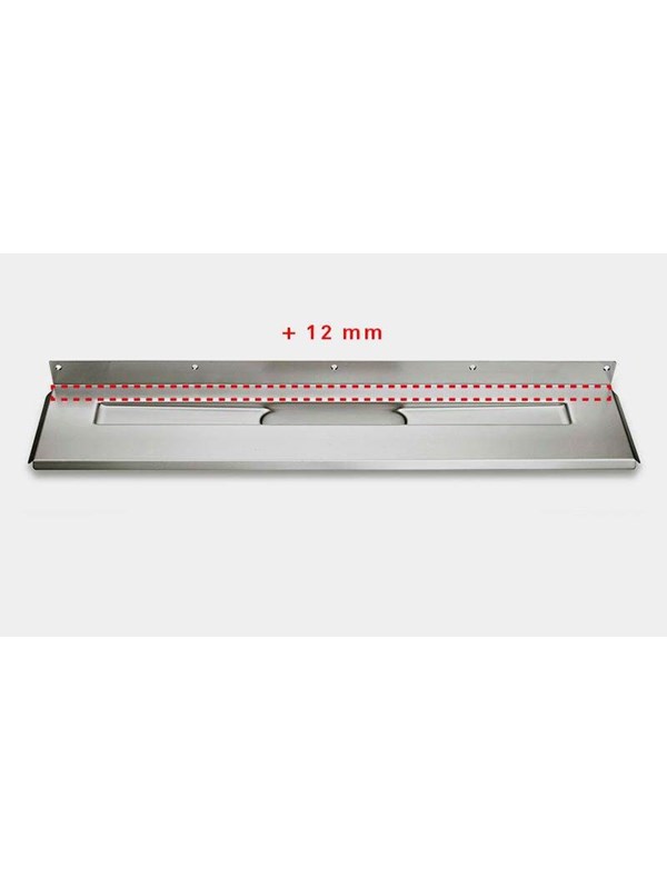 Unidrain Drain unit 1004 1000 mm Back flange - Extra deep + 12 mm