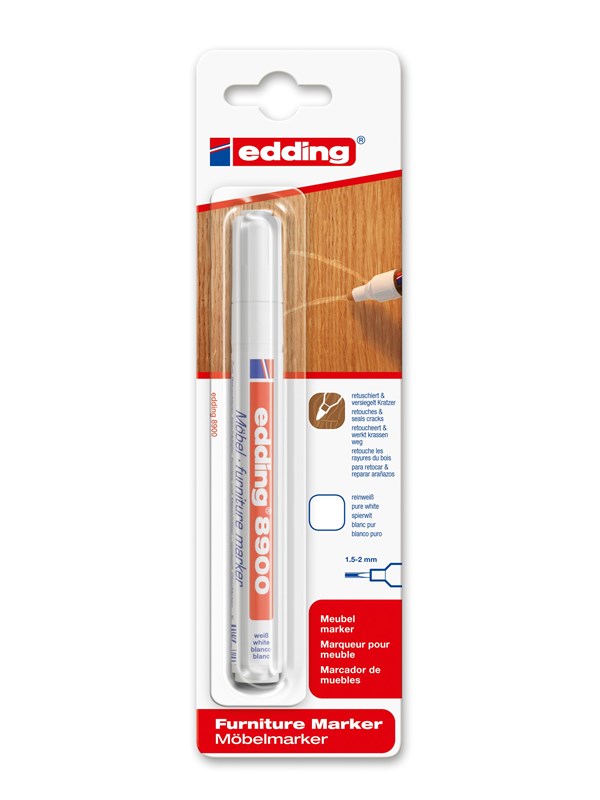 Edding e-8900 furniture marker pure white