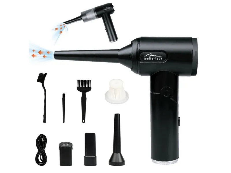 Media-Tech Trådløs 2-i-1-blåser MT6538 JET AIR DUSTER