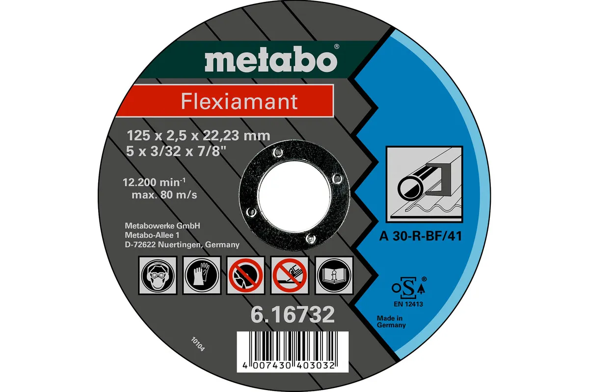 Metabo Flexiamant Super - Skjæreplate - for stål - 125 mm