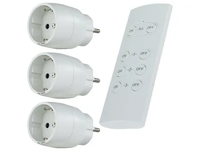 REV 0085500103, Trådløs, 434 MHz, Innendørs, Hvit, 0 - 30 m, 3680 W