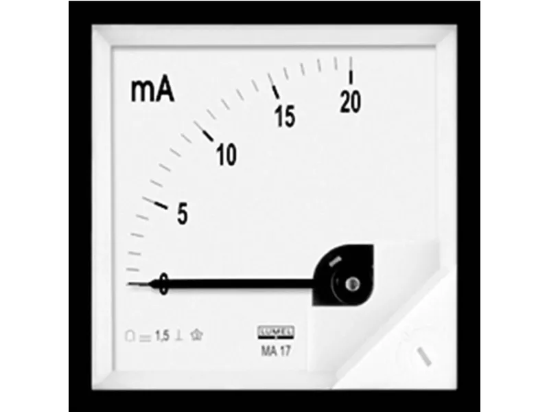 Lumel MA17 600A/60mV panelmåler 72 x 72 mm 600 A/DC dreiespole