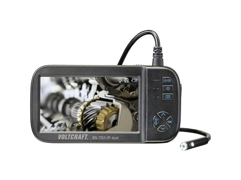 VOLTCRAFT BS-702SE+IP dual endoskopsonde Ø 8 mm, lengde 5 m