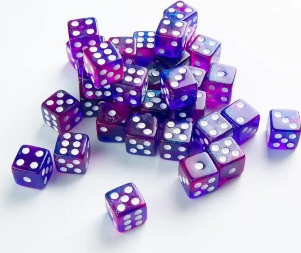 Gamegenic Galaxy Series - D6 terningsett (12 mm) - Nebula