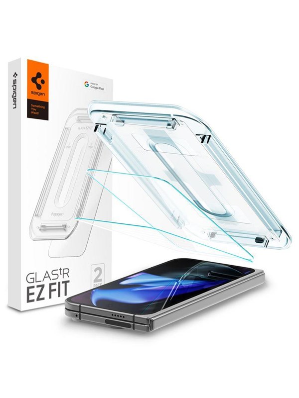 Spigen Glass tR EZ Fit (Cover 2 Pack) - transparency - Google Pixel 9 Pro Fold