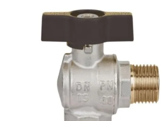 Mercury vinkel kuglehane 1/2'' - nippel/muffe T greb