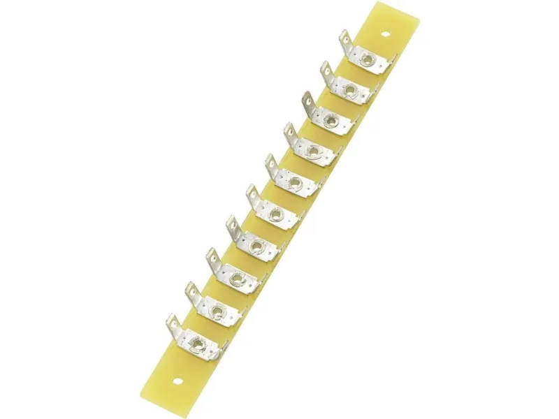 TRU COMPONENTS loddeliste enkeltrekk 10 poler epoksy 100 x 10 x 1,6 mm 1 stk