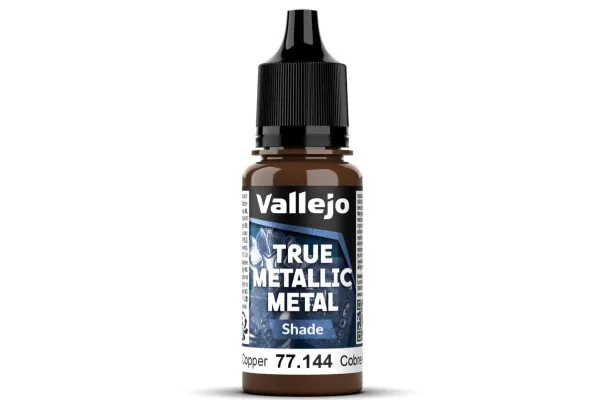 Vallejo 77.144 True Metallic Metal - Shade - Ancient Copper (18 ml)